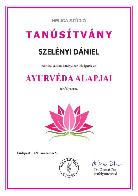 Tanúsítványok, oklevelek